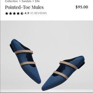 Vivaia Pointed Mules Size 41